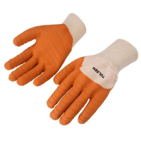 Перчатки из хлопка и полиэстера 10 XL Orange Tolsen