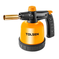 Arzator pe gaz pentru cartus 190gr 50019 Tolsen Arzator pe gaz pentru cartus 190gr 50019 Tolsen