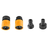 Set 4 conectori pentru furtun 3/4 Tolsen