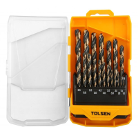 Set 19 burghii pe metal HSS-M2 1-10mm Tolsen