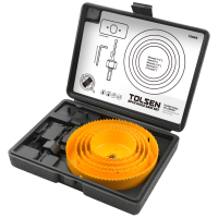 Set 8 carote pentru lemn 64-127mm Tolsen