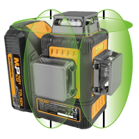Уровень лазерный 3D 30м зелёный 20V Li-Ion MP20V 1x2.0Ah Tolsen