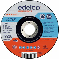 Disc abraziv A46R INOX 125x1.6mm Perfect EDELCO Disc abraziv A46R INOX 125x1.6mm Perfect EDELCO
