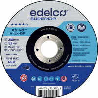 Disc abraziv AS46T INOX 230x1.9mm Superior EDELCO Disc abraziv AS46T INOX 230x1.9mm Superior EDELCO