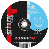 Disc abraziv AS46INOX 230X1,9X22,23 T41 ATTACK