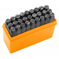 Set 27 punctatoare litere 6mm 25104 Tolsen Set 27 punctatoare litere 6mm 25104 Tolsen