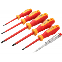 Set 6 surubelnite dielectrice 1000V Industrial Tolsen Set 6 surubelnite dielectrice 1000V Industrial Tolsen
