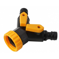 Conector rapid pentru furtun tip Y 3/4 cu robinete Tolsen Conector rapid pentru furtun tip Y 3/4 cu robinete Tolsen