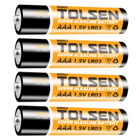 Батарейка Super Alcaline AAA 1.5V set 4 шт Tolsen Батарейка Super Alcaline AAA 1.5V set 4 шт Tolsen