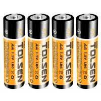 Baterii Super Alcaline AA 1.5V set 4 buc Tolsen