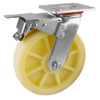 Roata pentru carucior rotativa cu frana 150mm 300kg Tolsen Roata pentru carucior rotativa cu frana 150mm 300kg Tolsen