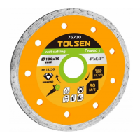 Disc diamantat 125x22,2mm Continiu Tolsen