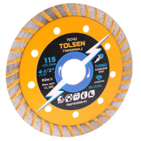Disc diamantat 125x22,2mm Turbo Industrial Tolsen