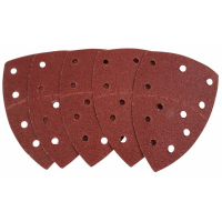 Set 5 discuri abrazive pentru slefuit 102х151mm #180 triunghi Tolsen