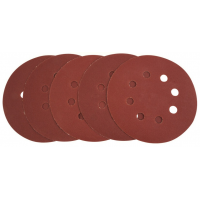 Set 5 discuri abrazive pentu slefuit 180mm #80 Tolsen