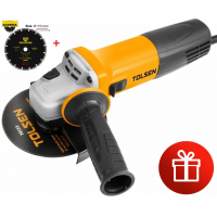 Углошлифмашина 88580 Tolsen 125мм 950W Industrial + подарок алмазный диск!