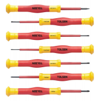 Set 7 surubelnite dielectrice mini 1000V Premium Tolsen Set 7 surubelnite dielectrice mini 1000V Premium Tolsen