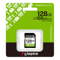Карта памяти SD 128GB Kingston Canvas Select Plus, 150MB/s