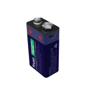Trust Baterie de 9V, reincarcabila prin USB-C, 400mAh, 1 Pack Trust Baterie de 9V, reincarcabila prin USB-C, 400mAh, 1 Pack