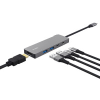 Adaptor multiport Trust Dalyx/ USB-C/ 2xUSB-A/ 2xUSB-C/ HDMI Adaptor multiport Trust Dalyx/ USB-C/ 2xUSB-A/ 2xUSB-C/ HDMI