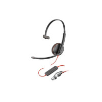 Casti monoaurale Poly Blackwire 3210 / +USB-C/A Adapter Casti monoaurale Poly Blackwire 3210 / +USB-C/A Adapter