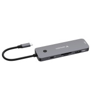 Многопортовый Адаптер 8-in-1 Verbatim CMH-08/ USB-С/ USB-A / HDMI/ SD/ microSD Многопортовый Адаптер 8-in-1 Verbatim CMH-08/ USB-С/ USB-A / HDMI/ SD/ microSD