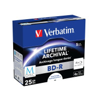 Verbatim M-Disk BD-R Lifetime Archival 25GB 4X, Inkjet Printable