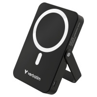 Power Bank Magnetic Wireless cu suport Verbatim Charge'n'Go / 10000 mAh / Black