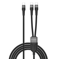 Cablu USB-C to Dual USB-C Verbatim Sync & Charge 100W / 1.5 m