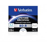 Verbatim M-Disk BD-R Lifetime Archival 25GB 4X, Inkjet Printable/ 1 disk