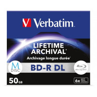 Verbatim M-Disk BD-R DL Lifetime Archival 50GB 6X, Matt Silver/ 1disk