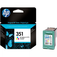 HP 351 (CB337EE) Tri-color Ink Cartridge for HP DESKJET D4260, D4360 OFFICEJETJ5730, J5780, J5785, J4610, J6415, J6424, PHOTOSMART C4205, C4270, C4272, C4280, C4340, C4380, C4390, C4424, C4472, 170 p. HP 351 (CB337EE) Tri-color Ink Cartridge for HP DESKJET D4260, D4360 OFFICEJETJ5730, J5780, J5785, J4610, J6415, J6424, PHOTOSMART C4205, C4270, C4272, C4280, C4340, C4380, C4390, C4424, C4472, 170 p.