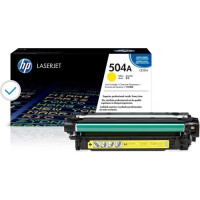 HP 504A (CE252A) Yellow Cartridge for HP LaserJet CP3525, CP3525n, CP3525dn, CP3525x, CM3530, CM3530fs, 7000 p. HP 504A (CE252A) Yellow Cartridge for HP LaserJet CP3525, CP3525n, CP3525dn, CP3525x, CM3530, CM3530fs, 7000 p.