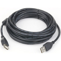 Cable Extension USB2.0 - 1.8m - Cablexpert CCF-USB2-AMAF-6, Premium quality, 1.8 m, USB2.0 A-plug A-socket, with Ferrite core, Black Cable Extension USB2.0 - 1.8m - Cablexpert CCF-USB2-AMAF-6, Premium quality, 1.8 m, USB2.0 A-plug A-socket, with Ferrite core, Black