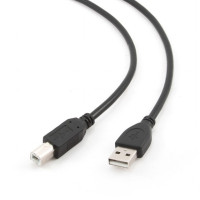 Cable USB2.0 - 3m - Cablexpert CCF-USB2-AMBM-10, Premium quality, 3 m, USB 2.0 A-plug B-plug, with Ferrite core, Black Cable USB2.0 - 3m - Cablexpert CCF-USB2-AMBM-10, Premium quality, 3 m, USB 2.0 A-plug B-plug, with Ferrite core, Black
