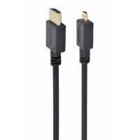 Cable microHDMI 1.8m - CC-HDMID-6, 1.8 m, HDMI male to micro D-male, Black cable with gold-plated connectors, Bulk package Cable microHDMI 1.8m - CC-HDMID-6, 1.8 m, HDMI male to micro D-male, Black cable with gold-plated connectors, Bulk package