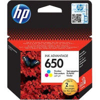 HP 650 (CZ102AE) Tri-Colour Ink Cartridge for DeskJet 2515/3515 AiO, 200 p. HP 650 (CZ102AE) Tri-Colour Ink Cartridge for DeskJet 2515/3515 AiO, 200 p.
