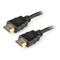 Cable HDMI - 1.5m - Brackton ”Basic” K-HDE-SKB-0150.B, 1.5 m, High Speed HDMI® Cable with Ethernet, male-male, with gold plated contacts, double shielded, with dust caps Cable HDMI - 1.5m - Brackton ”Basic” K-HDE-SKB-0150.B, 1.5 m, High Speed HDMI® Cable with Ethernet, male-male, with gold plated contacts, double shielded, with dust caps