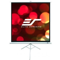 Trepied cu mecanism de coborare Elite Screens T113NWS1 / 113”(1:1) / White Trepied cu mecanism de coborare Elite Screens T113NWS1 / 113”(1:1) / White