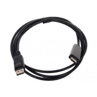 Cable DP-HDMI - 1.8m - Cablexpert CC-DP-HDMI-6, 1.8 m, 4K DP (male) - HDMI type A (male) cable, from DisplayPort to HDMI (cable is not bi-directional), Black Cable DP-HDMI - 1.8m - Cablexpert CC-DP-HDMI-6, 1.8 m, 4K DP (male) - HDMI type A (male) cable, from DisplayPort to HDMI (cable is not bi-directional), Black