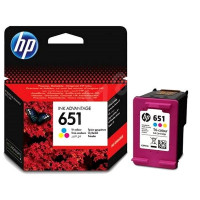 HP 651 (C2P11AE) Color Ink Cart (c/m/y) for HP Deskjet Ink Advantage 5575 , HP DeskJet Ink Advantage 5645, 300p. HP 651 (C2P11AE) Color Ink Cart (c/m/y) for HP Deskjet Ink Advantage 5575 , HP DeskJet Ink Advantage 5645, 300p.