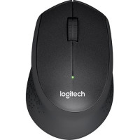 Logitech Wireless M330 Silent Plus, Optical Mouse for Notebooks, nano receiver, Black