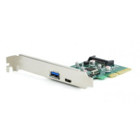 PCI-E Card - Gembird PEX-U31-01, 2-port USB 3.1 PCI-Express add-on card (type-A + type-C), with extra low-profile bracket PCI-E Card - Gembird PEX-U31-01, 2-port USB 3.1 PCI-Express add-on card (type-A + type-C), with extra low-profile bracket