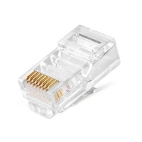 RJ45 Modular Plug PLUG3UP6, modular plug 6u” gold plated, 100 pcs/bag RJ45 Modular Plug PLUG3UP6, modular plug 6u” gold plated, 100 pcs/bag