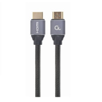Cable HDMI 2.0 CCBP-HDMI-2M, Premium series 2 m, High speed with Ethernet, Supports 4K UHD resolution at 60Hz, Nylon, Gold plated connectors, Copper AWG30 Cable HDMI 2.0 CCBP-HDMI-2M, Premium series 2 m, High speed with Ethernet, Supports 4K UHD resolution at 60Hz, Nylon, Gold plated connectors, Copper AWG30