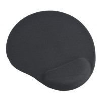 Gembird MP-GEL-BK, Gel mouse pad with wrist support, black Gembird MP-GEL-BK, Gel mouse pad with wrist support, black