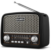 SVEN SRP-555 Black-Silver, FM/AM/SW Radio, 3W RMS, built-in audio files player from USB-fash, microSD and SD card storage devices, telescopic swivel antenna, HEADPHONES JACK ,built-in battery SVEN SRP-555 Black-Silver, FM/AM/SW Radio, 3W RMS, built-in audio files player from USB-fash, microSD and SD card storage devices, telescopic swivel antenna, HEADPHONES JACK ,built-in battery