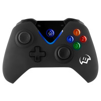 SVEN GC-5070 Wireless Gamepad, Windows, Android, PS3, 2 mini joysticks and 11 buttons, USB, Black