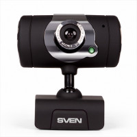 Camera SVEN IC-545, Microphone, 1.3Mpixel, 5G glass lens, hinge for easy camera rotation at any angle, UVC, USB2.0, Black Camera SVEN IC-545, Microphone, 1.3Mpixel, 5G glass lens, hinge for easy camera rotation at any angle, UVC, USB2.0, Black