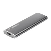 M.2 External SSD 240GB Verbatim Vx500 USB 3.1 Gen 2, Sequential Read/Write: up to 500/430 MB/s, Windows®, Mac, PS4 and Xbox One compatible, Light, Portable, Durable, Ultra-compact aluminum housing, Low power consumption
